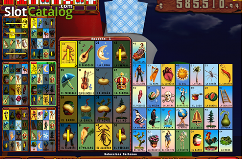 Οθόνη3. La Loteria Mexicana Bonus Κουλοχέρης