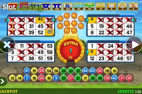 Οθόνη2. Mexican Gold Bingo Κουλοχέρης
