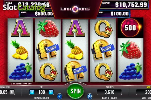 Οθόνη3. Link King Casino Mix Κουλοχέρης