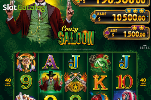 Οθόνη2. Crazy Saloon Κουλοχέρης