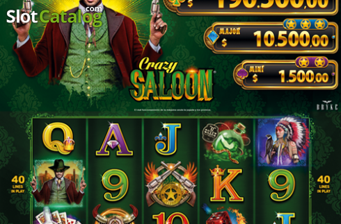 Οθόνη3. Crazy Saloon Κουλοχέρης