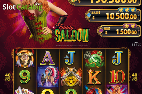 Οθόνη2. Funny Saloon Κουλοχέρης