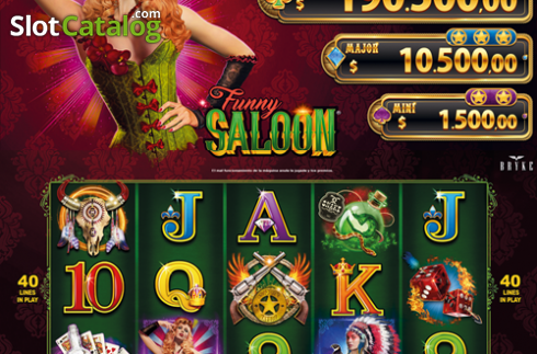 Οθόνη4. Funny Saloon Κουλοχέρης