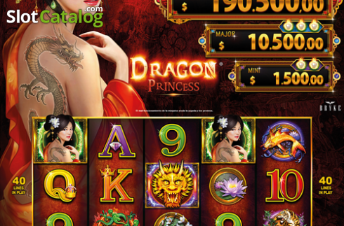 Οθόνη2. Dragon Princess (ZITRO) Κουλοχέρης