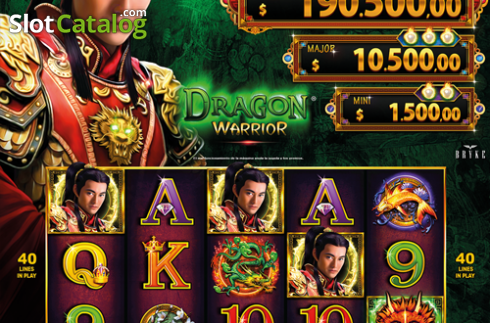Οθόνη3. Dragon Warrior (ZITRO) Κουλοχέρης