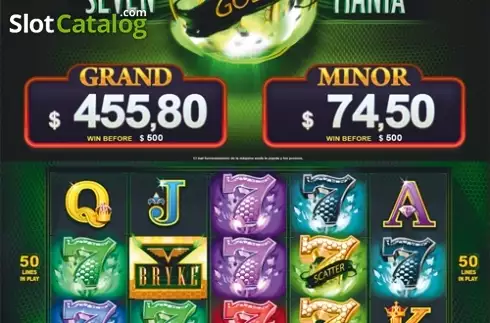 Οθόνη2. Seven Gold Mania Κουλοχέρης 