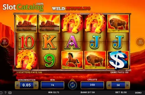 Οθόνη3. Wild Mustang Κουλοχέρης