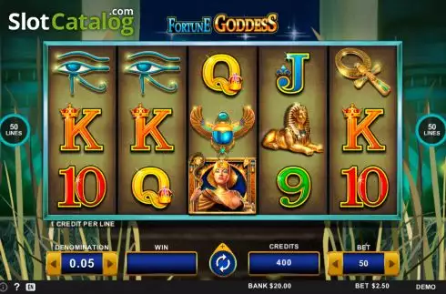 Οθόνη2. Fortune Goddess (ZITRO) Κουλοχέρης