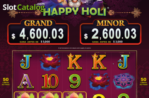 Οθόνη3. Happy Holi (ZITRO) Κουλοχέρης