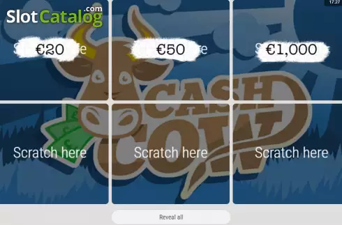 Οθόνη3. Cash Cow (Zeal Instant Games) Κουλοχέρης
