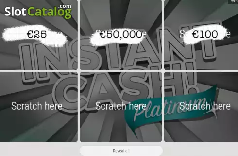 Οθόνη3. Instant Cash Platinum Κουλοχέρης