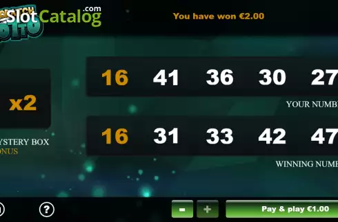 Οθόνη5. Lotto Scratch Κουλοχέρης