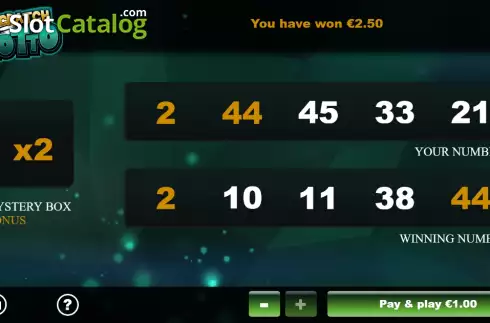 Οθόνη6. Lotto Scratch Κουλοχέρης