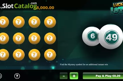 Οθόνη2. Lucky Lotto (NewAge Games) Κουλοχέρης