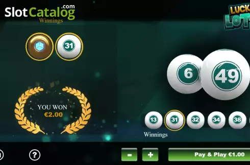Οθόνη7. Lucky Lotto (NewAge Games) Κουλοχέρης