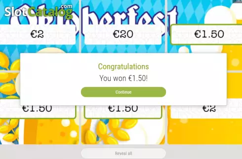 Οθόνη6. Oktoberfest (Zeal Instant Games) Κουλοχέρης