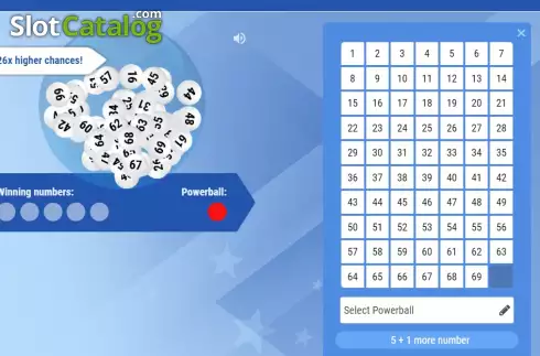 Οθόνη2. Instant Powerball Κουλοχέρης