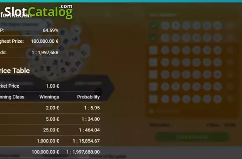 Οθόνη9. Instant German Lotto Κουλοχέρης
