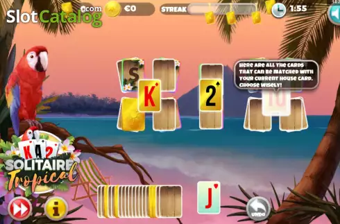 Οθόνη3. Solitaire Tropical Κουλοχέρης