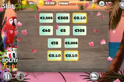 Οθόνη6. Solitaire Tropical Κουλοχέρης