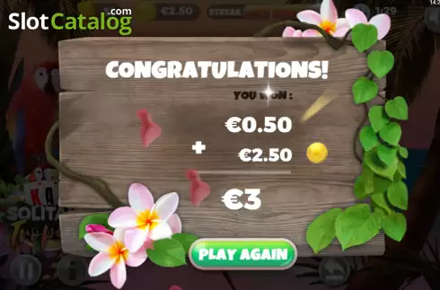 Οθόνη8. Solitaire Tropical Κουλοχέρης