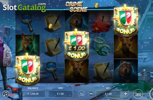 Οθόνη3. Crime Scene (Zeal Instant Games) Κουλοχέρης
