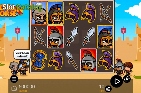 Οθόνη3. Trojan Horse Tiny Heroes Κουλοχέρης