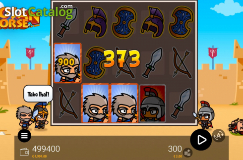 Οθόνη4. Trojan Horse Tiny Heroes Κουλοχέρης