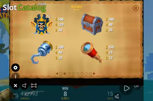 Οθόνη9. Wilds & Pirates Κουλοχέρης