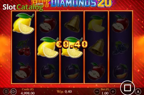 Οθόνη3. Hot Diamonds 20 Κουλοχέρης 