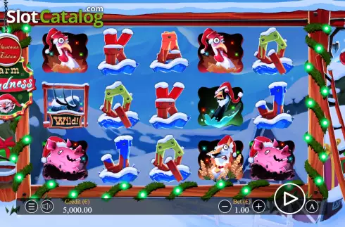 Οθόνη2. Farm Madness Christmas Edition Κουλοχέρης