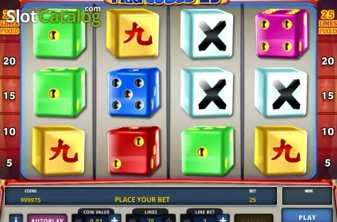 Οθόνη 1. Mad Cubes 25 Κουλοχέρης