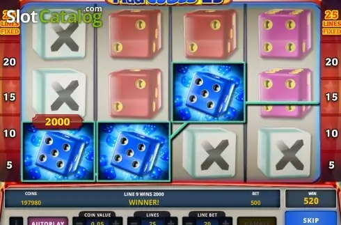 Οθόνη 2. Mad Cubes 25 Κουλοχέρης