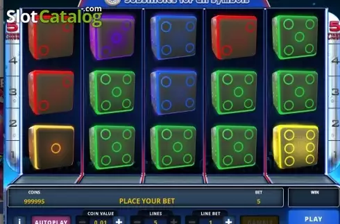 Οθόνη 2. Dice Tronic Κουλοχέρης