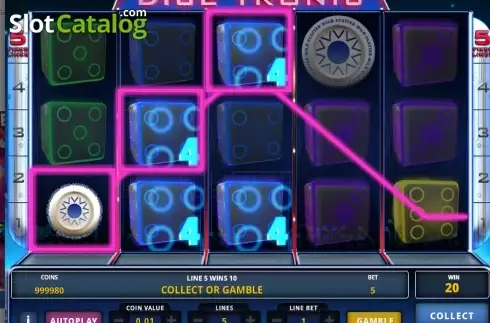 Οθόνη 3. Dice Tronic Κουλοχέρης