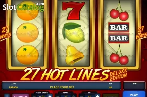 Οθόνη 1. 27 Hot Lines Delux Κουλοχέρης 