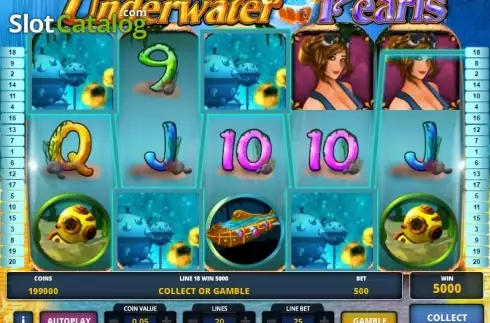 Οθόνη 2. Underwater Pearls Κουλοχέρης