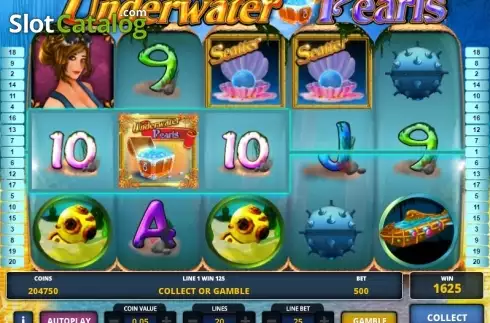 Οθόνη 3. Underwater Pearls Κουλοχέρης