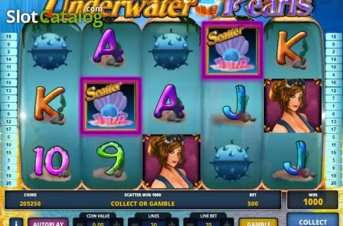 Οθόνη 4. Underwater Pearls Κουλοχέρης