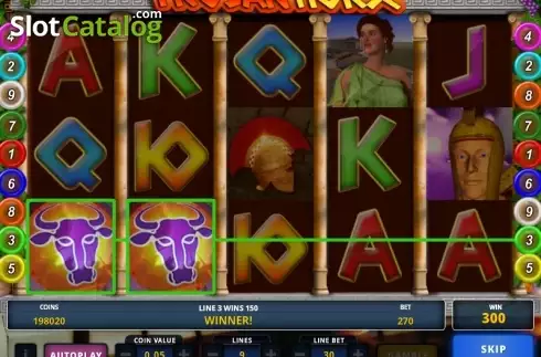 Οθόνη 3. Trojan Horse (ZeusPlay) Κουλοχέρης 