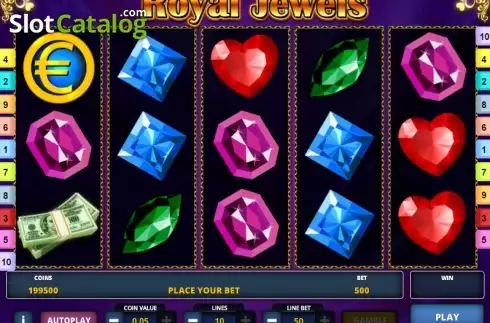 Οθόνη 4. Royal Jewels (Zeus Play) Κουλοχέρης 