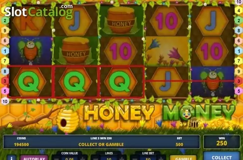 Οθόνη 3. Honey Money (Zeus Play) Κουλοχέρης