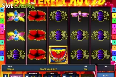 Οθόνη 1. Butterfly Hot 10 Κουλοχέρης