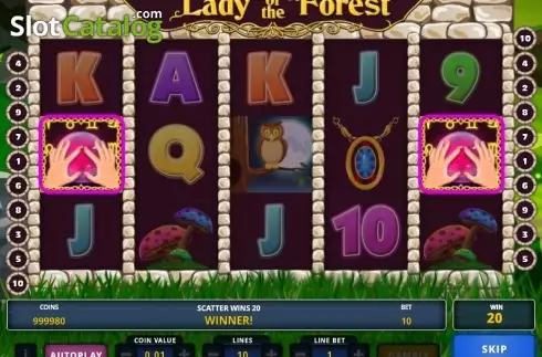 Οθόνη 3. Lady of the Forest Κουλοχέρης