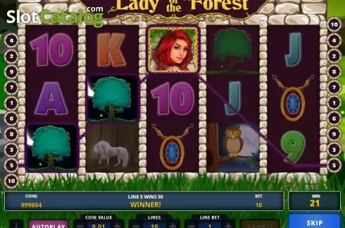 Οθόνη 5. Lady of the Forest Κουλοχέρης