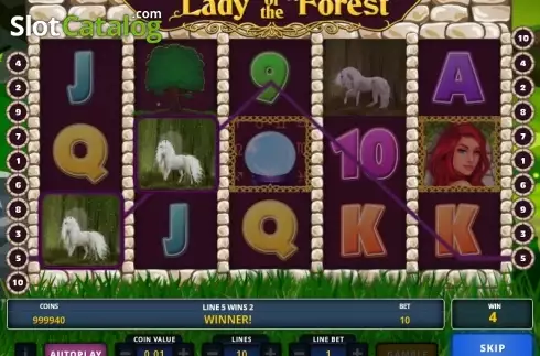 Οθόνη 2. Lady of the Forest Κουλοχέρης
