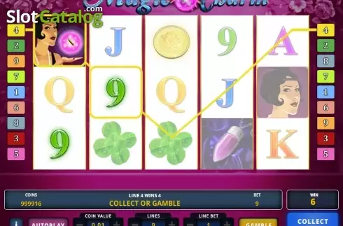 Οθόνη 4. Magic Charm Κουλοχέρης