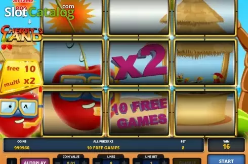 Οθόνη 4. Cherry's Land Κουλοχέρης