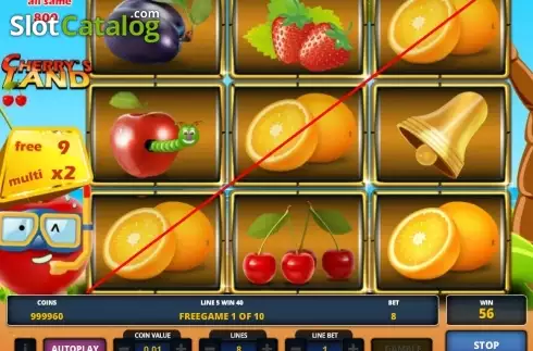 Οθόνη 5. Cherry's Land Κουλοχέρης