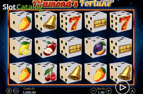 Οθόνη2. Diamond's Fortune Dice Κουλοχέρης 